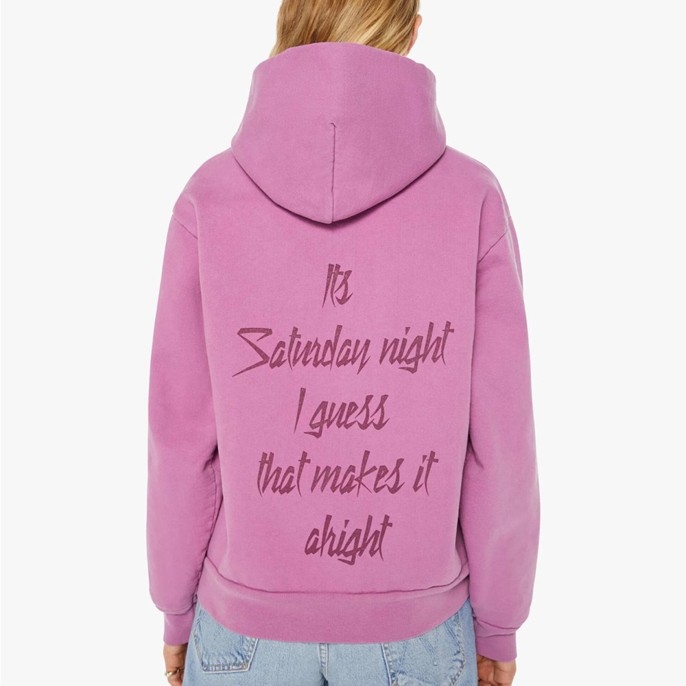 Cloney Purple Rain sweatshirt size Small from MOTHER DENIM